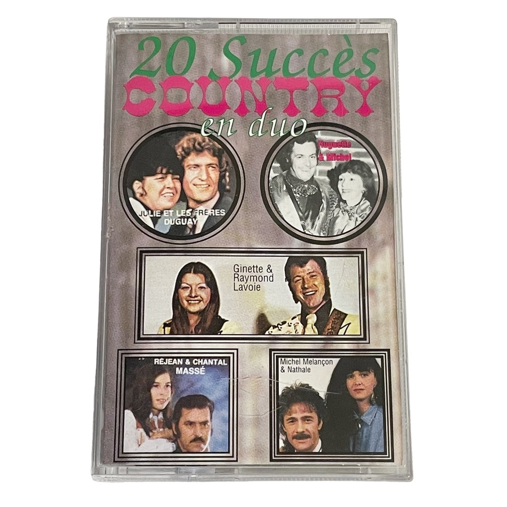 20 Succès Country en Duo Cassette Audio Tape French Music